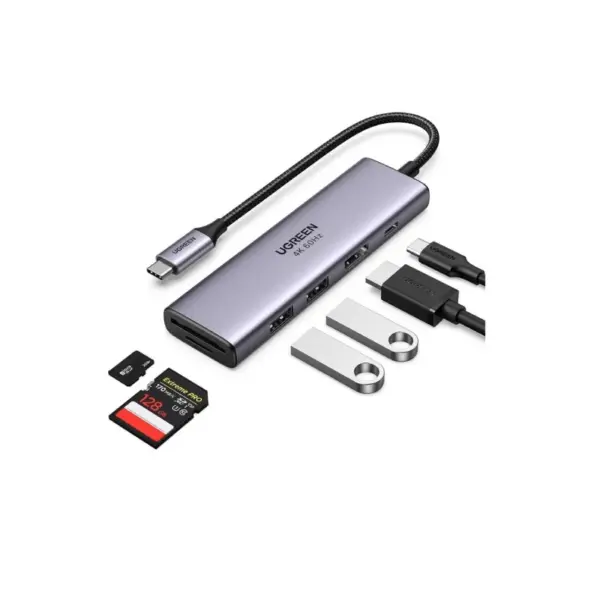 هاب یوگرین مدل CM511 Type C خاکستری