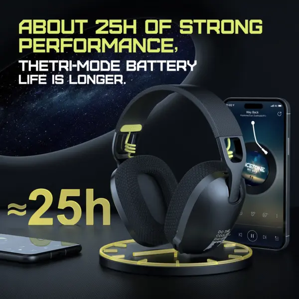 هدست گیمینگ اونیکوما مدل Onikuma B2 Wireless مشکی