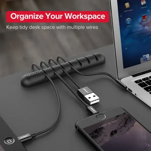 نگه دارنده و نظم دهنده کابل یوگرین مدل Ugreen LP114 مشکی