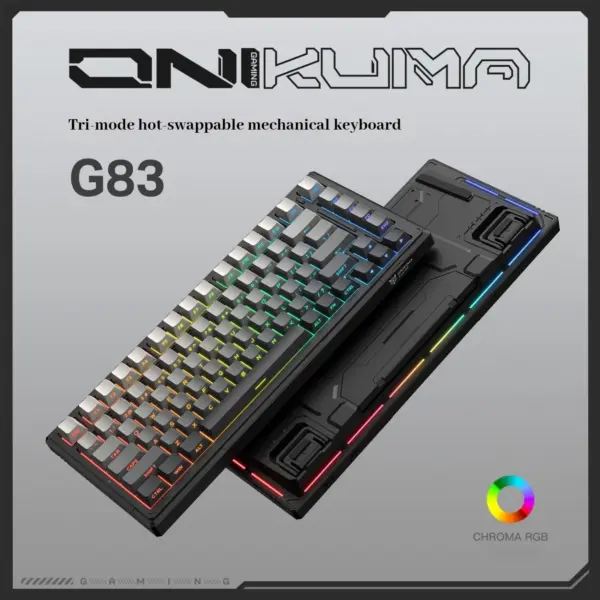 کیبورد گیمینگ مکانیکال اونیکوما مدل Onikuma G83 مشکی