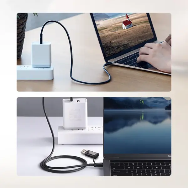 کابل دوسر تایپ سی یوگرین مدل Ugreen US286 2M مشکی