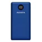 پاور بانک سه پورت ای دیتا مدل Adata P20000QCD 20000mAh آبی