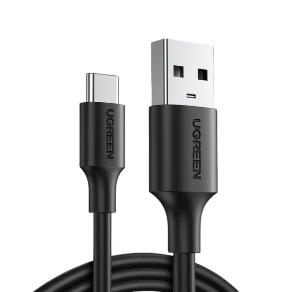 کابل شارژ USB-A به USB-C یوگرین مدل Ugreen US287 2M مشکی